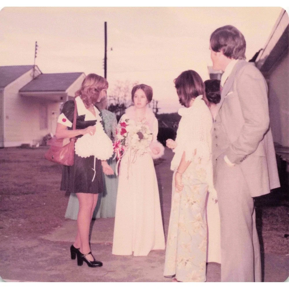 Vintage 1970s Wedding Reception Lot of 6 Photos Military Base Officers Club - Picture 5 of 6